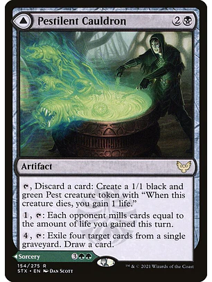 Pestilent Cauldron // Restorative Burst | Español | NM | STX