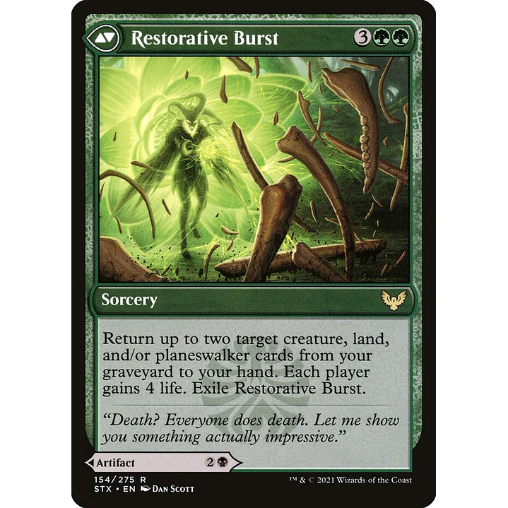 Pestilent Cauldron // Restorative Burst | Español | NM | STX 2