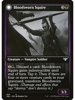 Bloodsworn Squire // Bloodsworn Knight | Inglés | NM | DBL