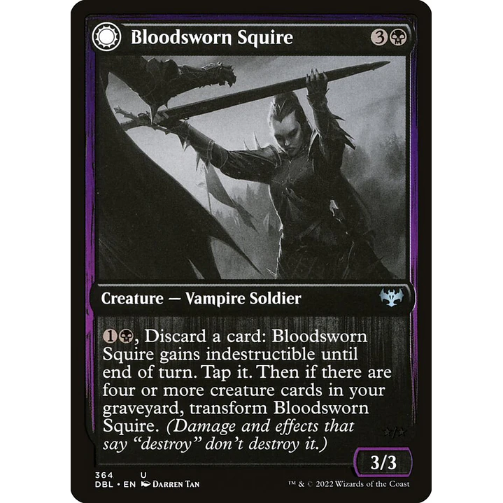 Bloodsworn Squire // Bloodsworn Knight | Inglés | NM | DBL 1