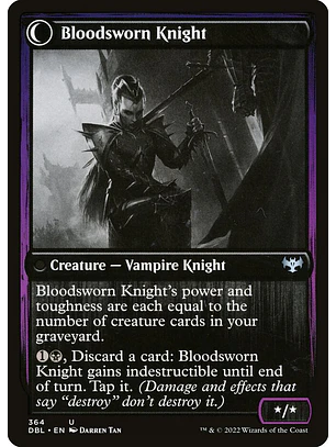 Bloodsworn Squire // Bloodsworn Knight | Inglés | NM | DBL