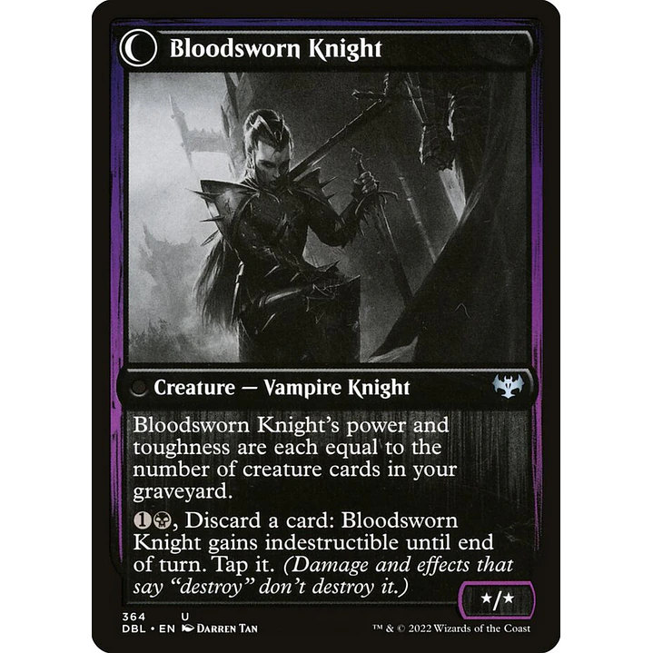 Bloodsworn Squire // Bloodsworn Knight | Inglés | NM | DBL 2