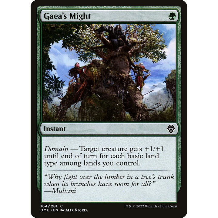 Gaea's Might | Inglés | NM | DMU 1