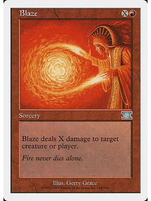 Blaze (Retro Frame) | Español | NM | 6ED