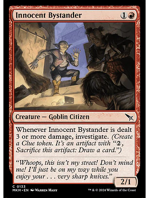 Innocent Bystander (foil) | Español | NM | MKM