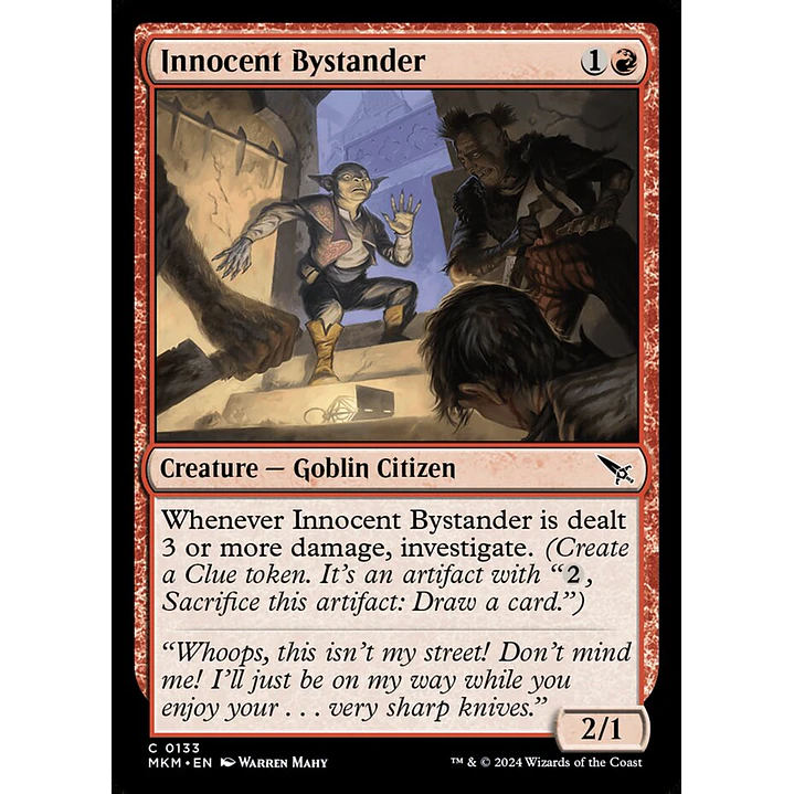 Innocent Bystander (foil) | Español | NM | MKM 1