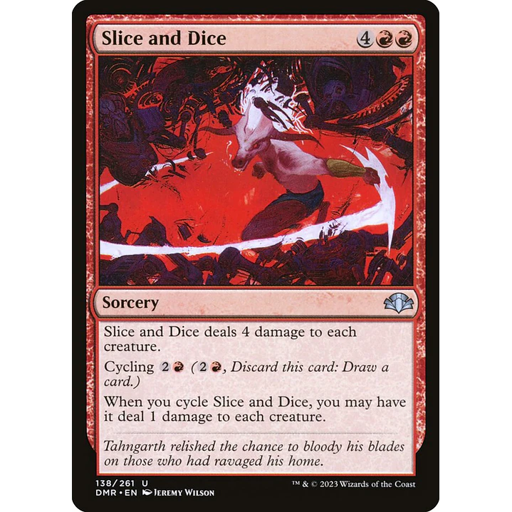 Slice and Dice | Español | NM | DMR 1