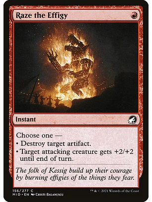 Raze the Effigy | Español | NM | MID