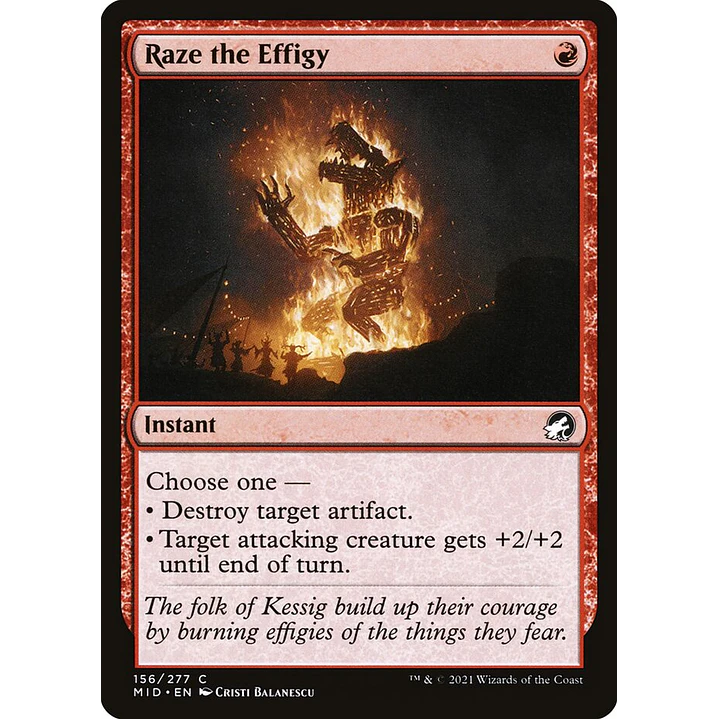 Raze the Effigy | Español | NM | MID 1