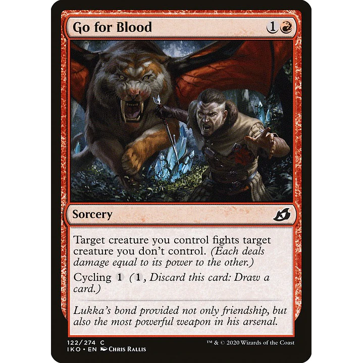 Go for Blood | Español | NM | IKO 1