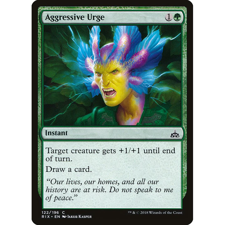 Aggressive Urge | Inglés | NM | RIX 1