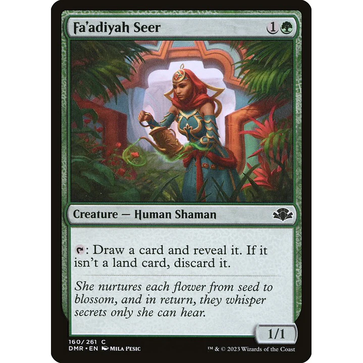 Fa'adiyah Seer | Inglés | NM | DMR 1