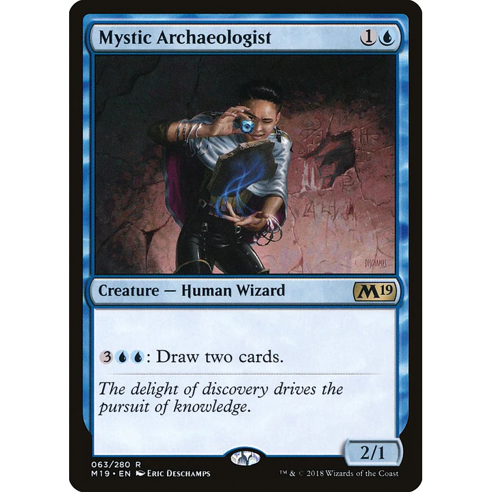 Mystic Archaeologist (foil) | Español | NM | M19 1