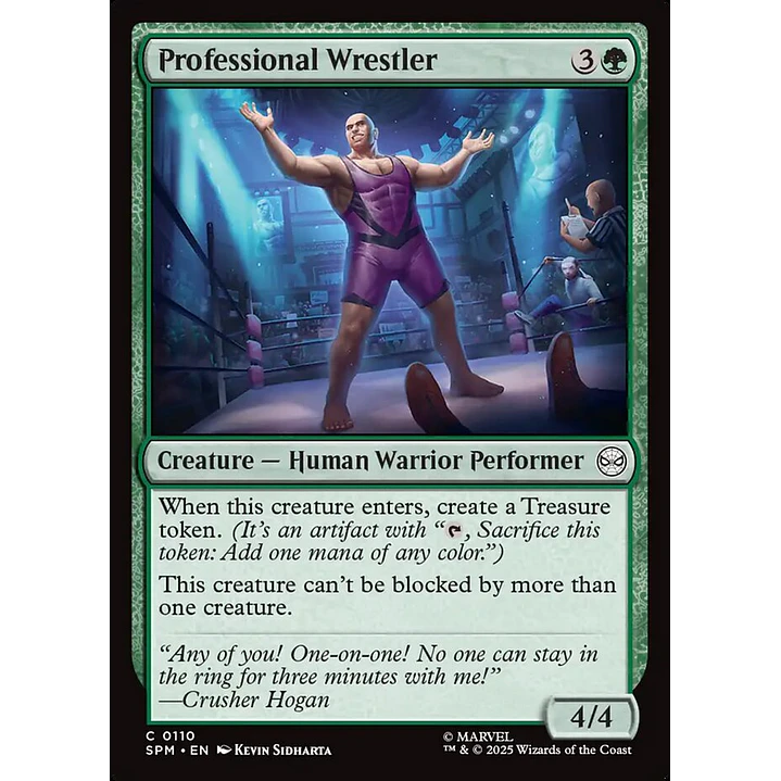 Professional Wrestler | Inglés | NM | SPM 1