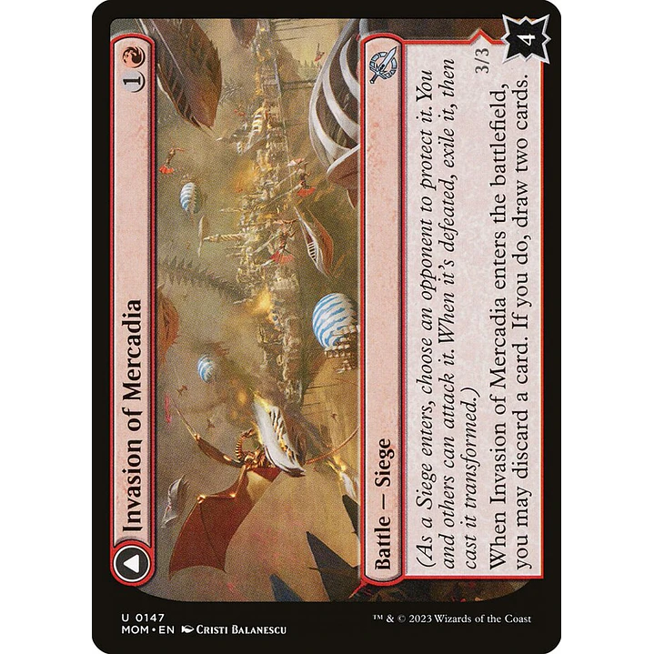 Invasion of Mercadia // Kyren Flamewright | Inglés | NM | MOM 1