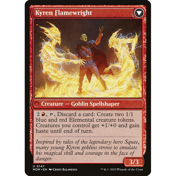 Invasion of Mercadia // Kyren Flamewright | Inglés | NM | MOM 2