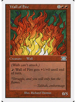 Wall of Fire (Retro Frame) | Español | NM | 6ED