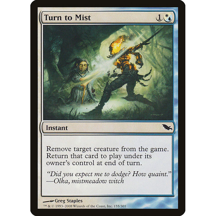 Turn to Mist | Español | NM | SHM 1