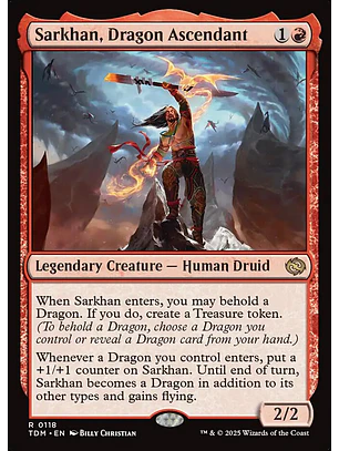 Sarkhan, Dragon Ascendant | Inglés | NM | TDM