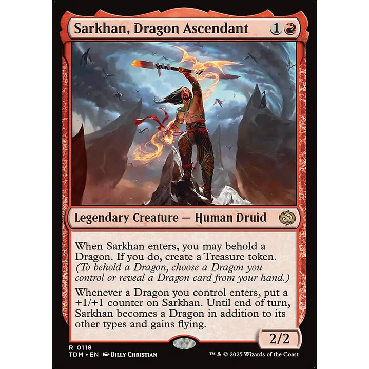 Sarkhan, Dragon Ascendant | Inglés | NM | TDM 1