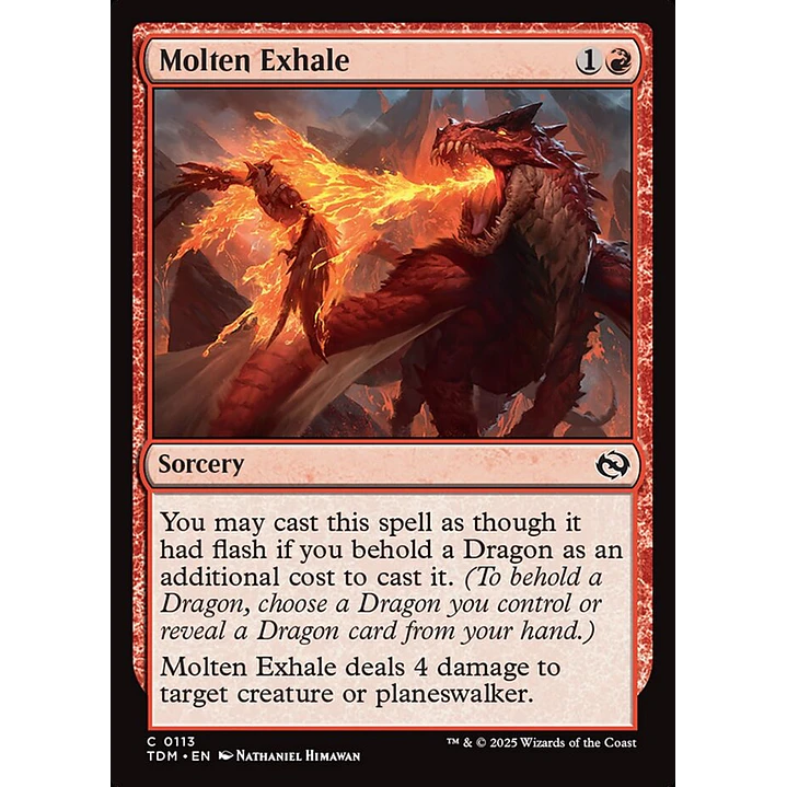 Molten Exhale | Español | NM | TDM 1