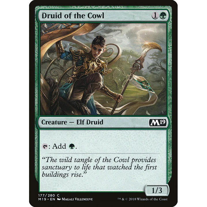 Druid of the Cowl | Inglés | NM | M19 1