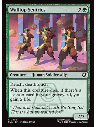 Walltop Sentries (foil) | Inglés | NM | TLA