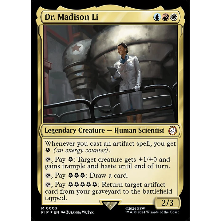 Dr. Madison Li (foil) | Inglés | NM | PIP 1