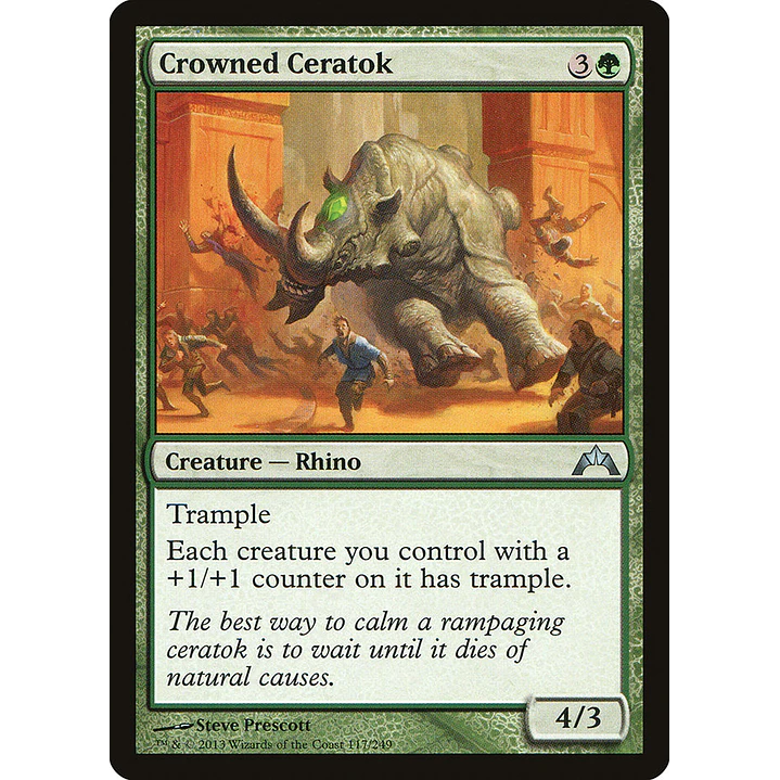 Crowned Ceratok | Español | NM | GTC 1
