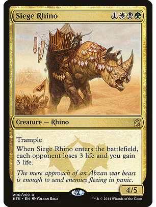 Siege Rhino | Inglés | NM | KTK