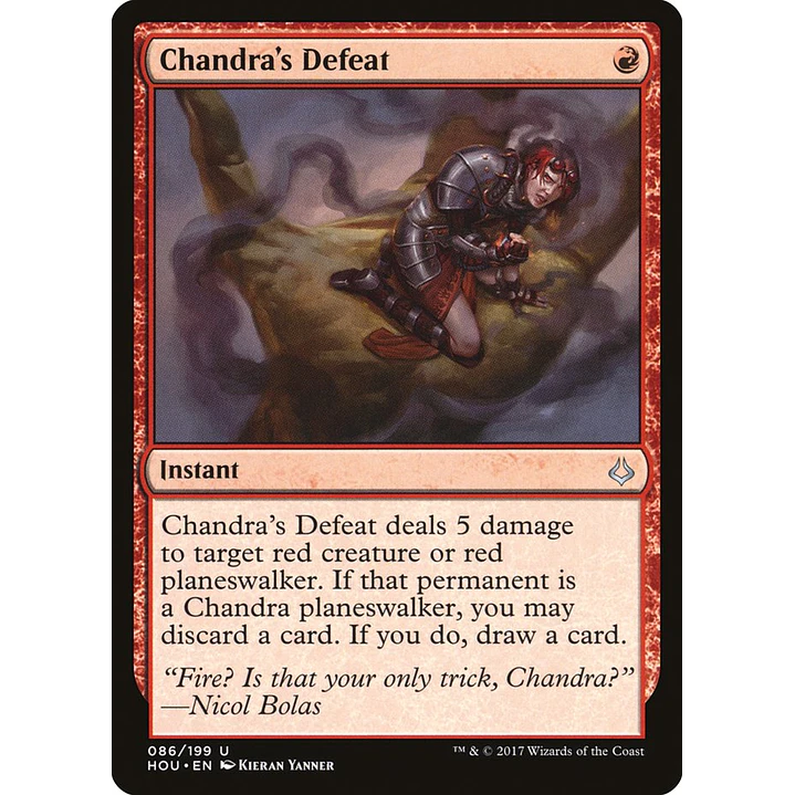 Chandra's Defeat | Español | NM | HOU 1