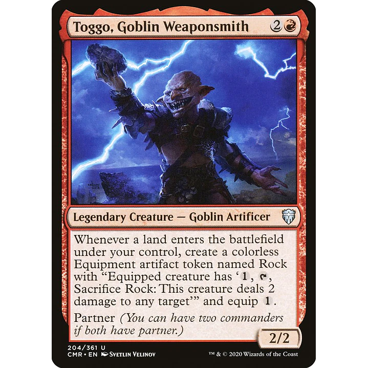 Toggo, Goblin Weaponsmith | Español | NM | CMR 1