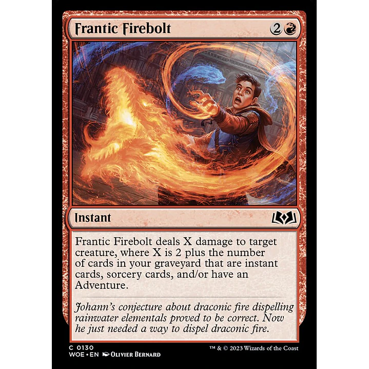 Frantic Firebolt | Español | NM | WOE 1