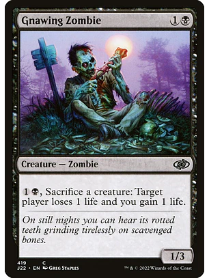 Gnawing Zombie | Español | NM | J22