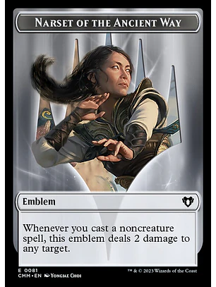 Narset of the Ancient Way Emblem | Inglés | NM | TCMM