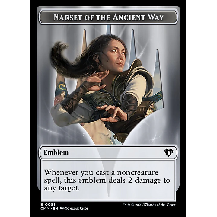 Narset of the Ancient Way Emblem | Inglés | NM | TCMM 1