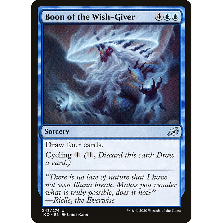 Boon of the Wish-Giver | Español | NM | IKO 1