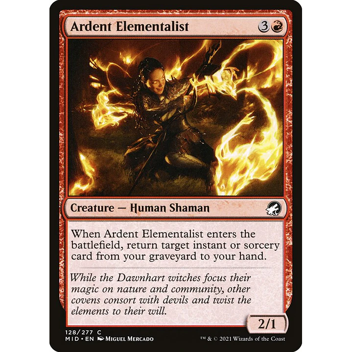 Ardent Elementalist | Español | NM | MID 1