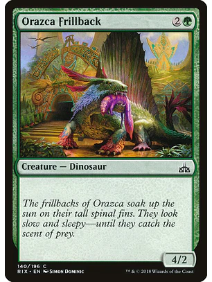Orazca Frillback | Inglés | NM | RIX