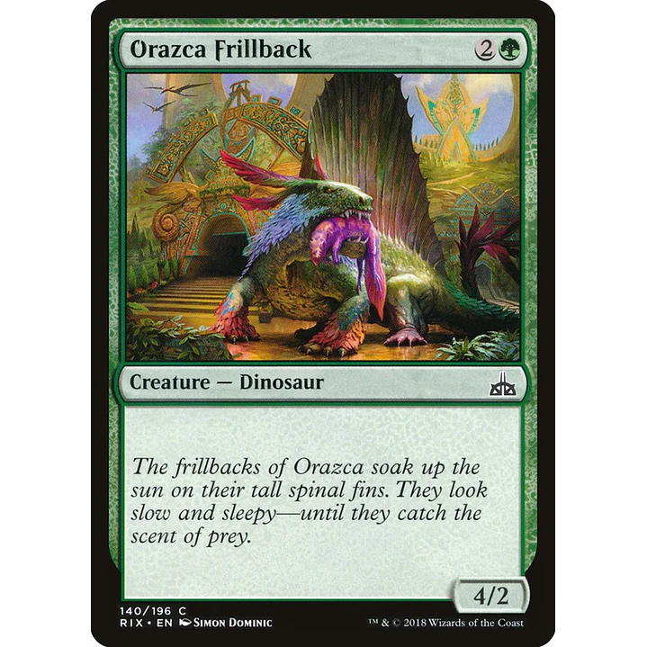 Orazca Frillback | Inglés | NM | RIX 1