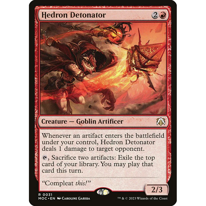 Hedron Detonator | Inglés | NM | MOC 1