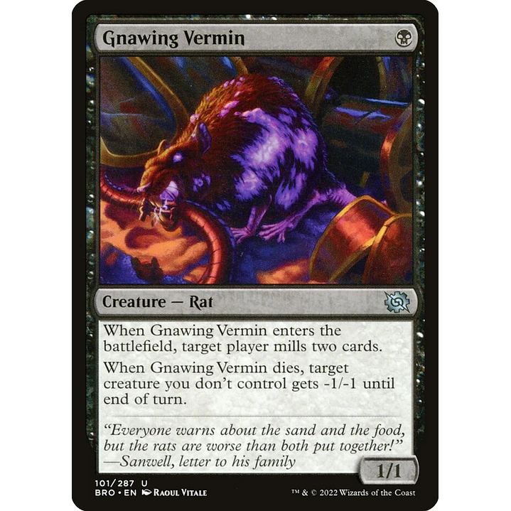 Gnawing Vermin | Inglés | NM | BRO 1