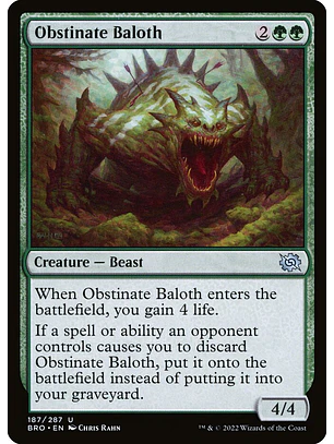 Obstinate Baloth | Inglés | NM | BRO