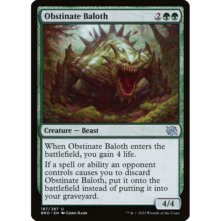 Obstinate Baloth | Inglés | NM | BRO 1