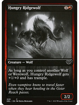 Hungry Ridgewolf | Inglés | NM | DBL