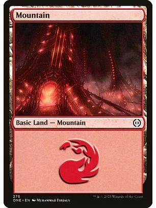 Mountain (foil) | Español | NM | ONE