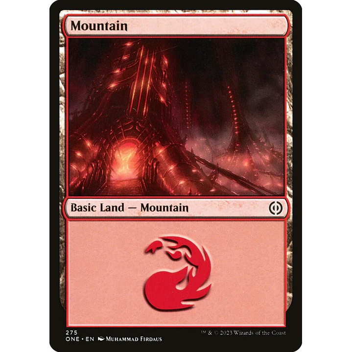 Mountain (foil) | Español | NM | ONE 1