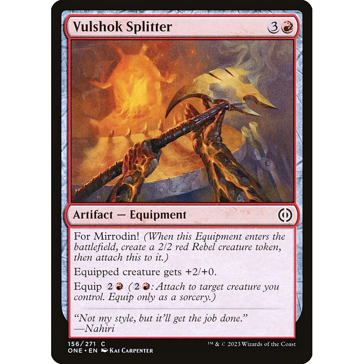 Vulshok Splitter | Español | NM | ONE 1