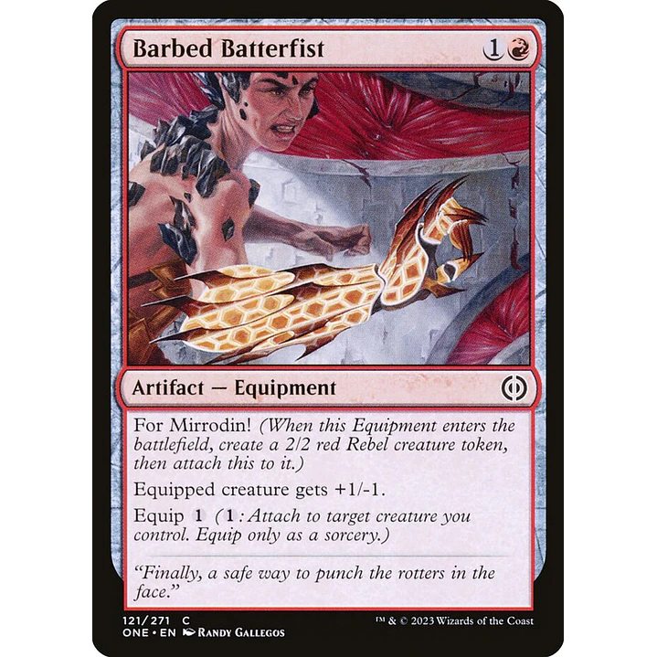 Barbed Batterfist | Español | NM | ONE 1
