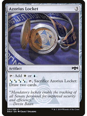 Azorius Locket | Inglés | NM | RNA